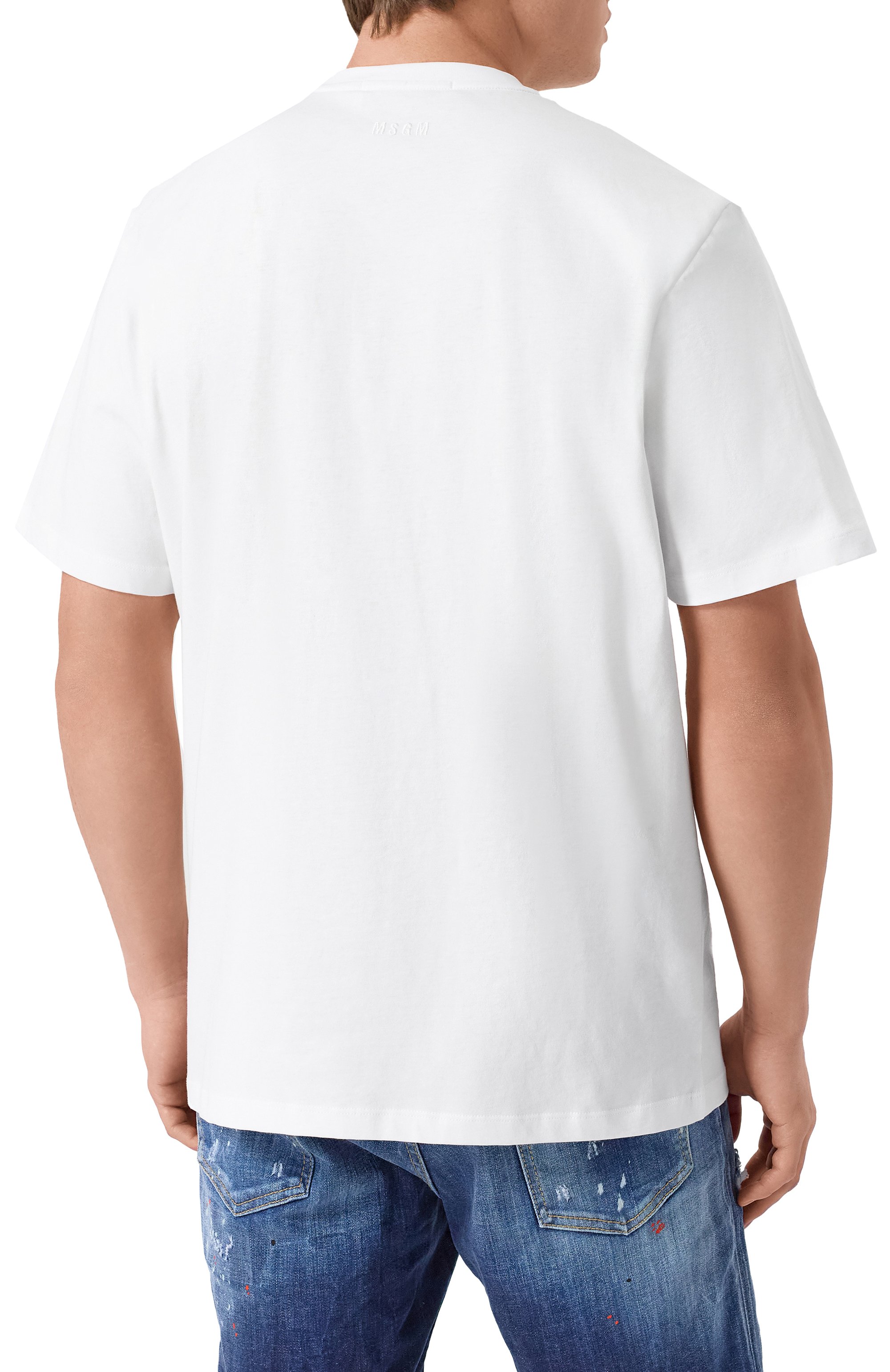 Хлопковая футболка MSGM, арт. 3840MM97/257097, фото 4