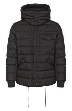 Мужская пуховая куртка MONCLER черного цвета, арт. 1B51E00/539ZD | Фото 1 (Длина (верхняя одежда): Короткие; Материал внешний: Синтетический материал; Материал утеплителя: Пух и перо; Рукава: Длинные; Материал подклада: Синтетический материал; Мужское Кросс-КТ: Куртка-пуховая, пуховик-короткий; Кросс-КТ: Пуховик, Куртка; Стили: Кэжуэл)