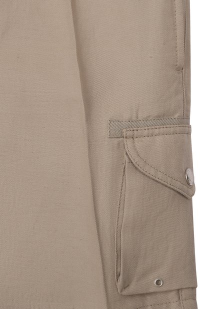 Шорты изо льна и хлопка BRUNELLO CUCINELLI, арт. BH255P909B, фото 3