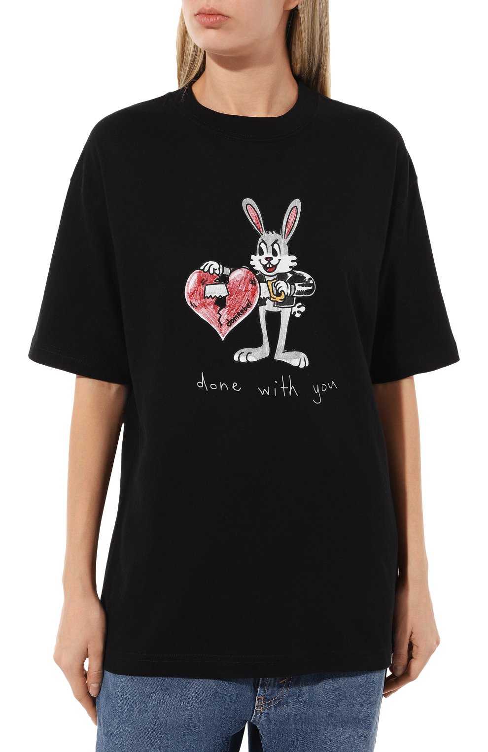 Хлопковая футболка DOMREBEL, арт. BREAKUP/T-SHIRT, фото 3