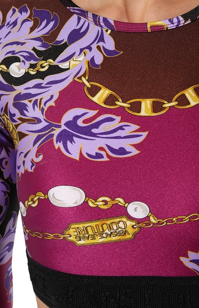 Топ VERSACE JEANS COUTURE разноцветного цвета по цене 19950 руб., арт. 75HAH218/JS203, фото 5 Топ VERSACE JEANS COUTURE, арт. 75HAH218/JS203, фото 5