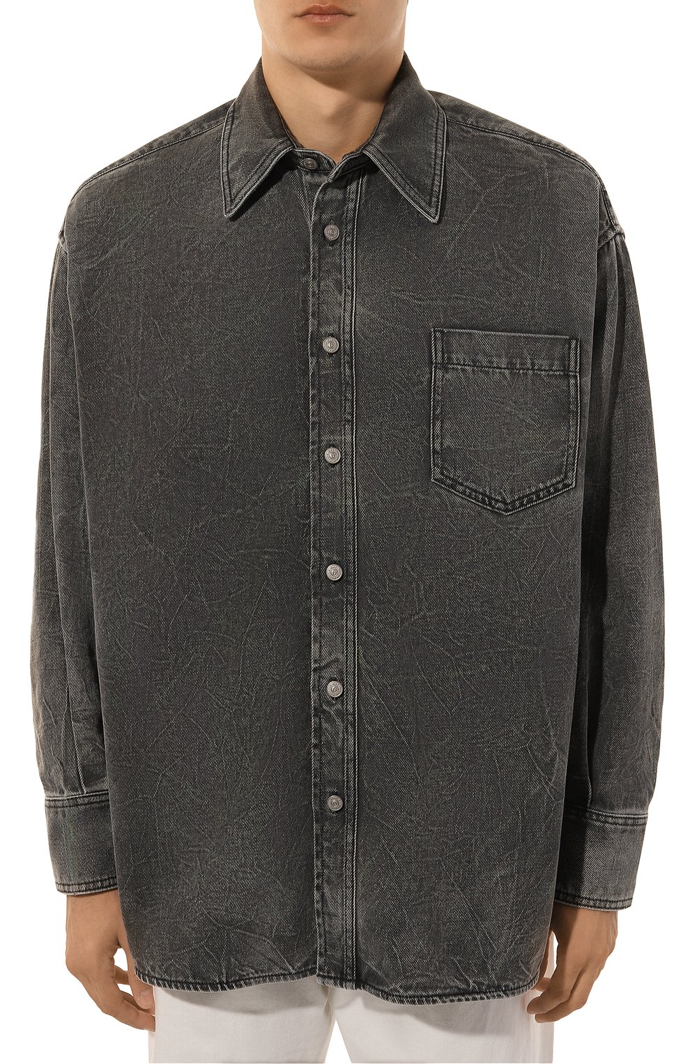 Джинсовая рубашка MM6, арт. SH0DT0015/M30011, фото 3