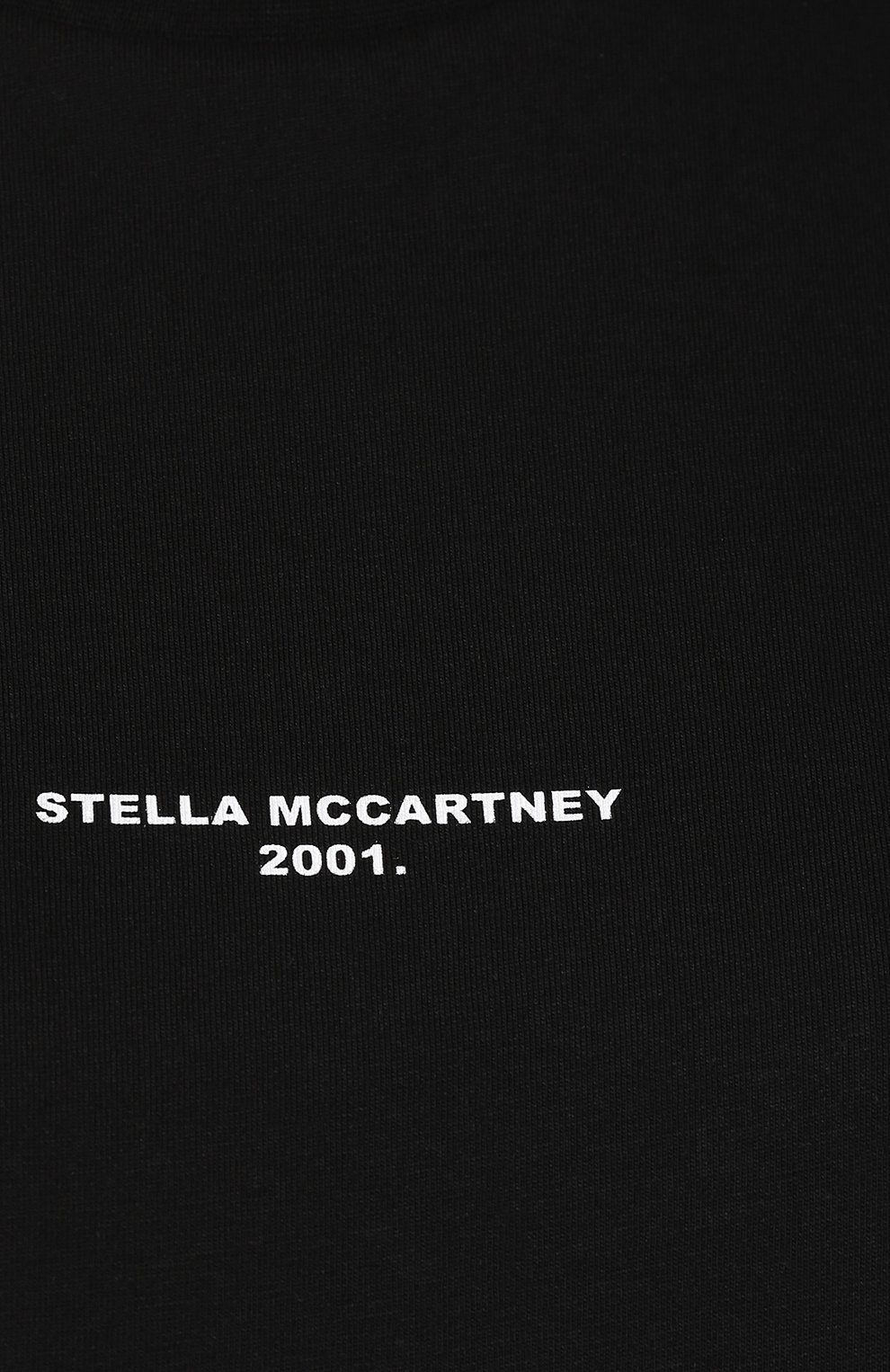 Хлопковая футболка STELLA MCCARTNEY черного цвета по цене 24600 руб., арт. 511240/SMW21, фото 5 Хлопковая футболка STELLA MCCARTNEY, арт. 511240/SMW21, фото 5