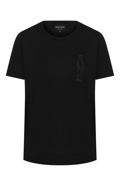 Женская хлопковая футболка GIORGIO ARMANI, арт. 6GAM61/AJRQZ