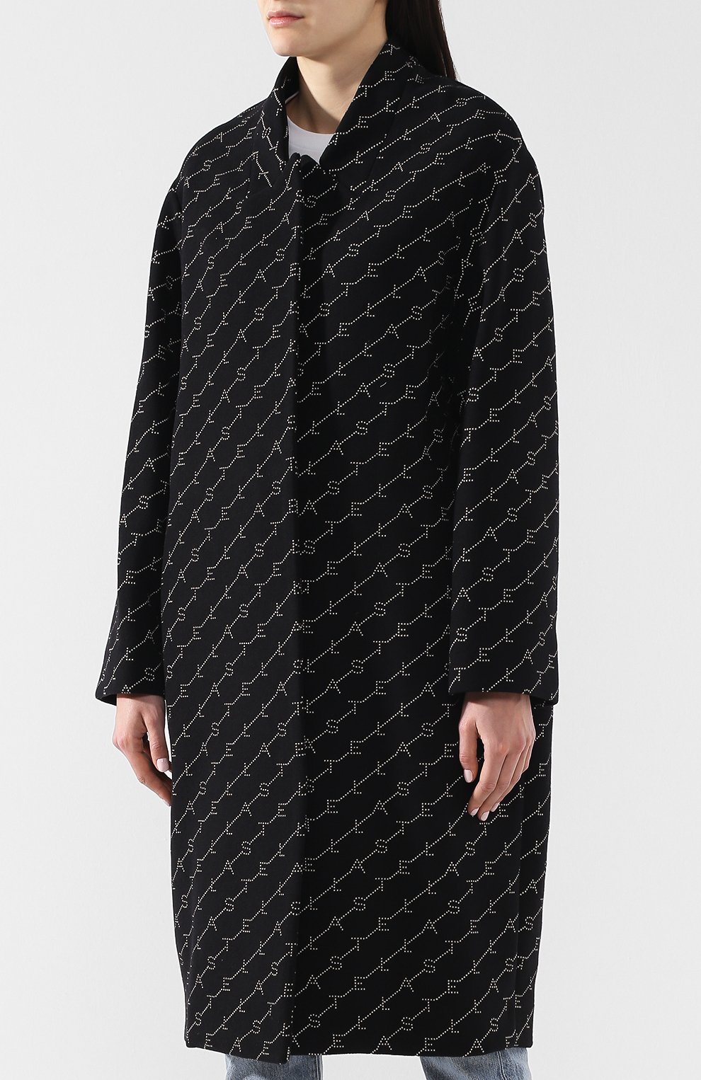 Шерстяное пальто STELLA MCCARTNEY черного цвета по цене 176500 руб., арт. 549674/SMB11, фото 3 Шерстяное пальто STELLA MCCARTNEY, арт. 549674/SMB11, фото 3
