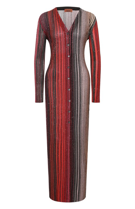 Кардиган из вискозы Missoni DS25SM0D/BK042D Красный DS25SM0D/BK042D