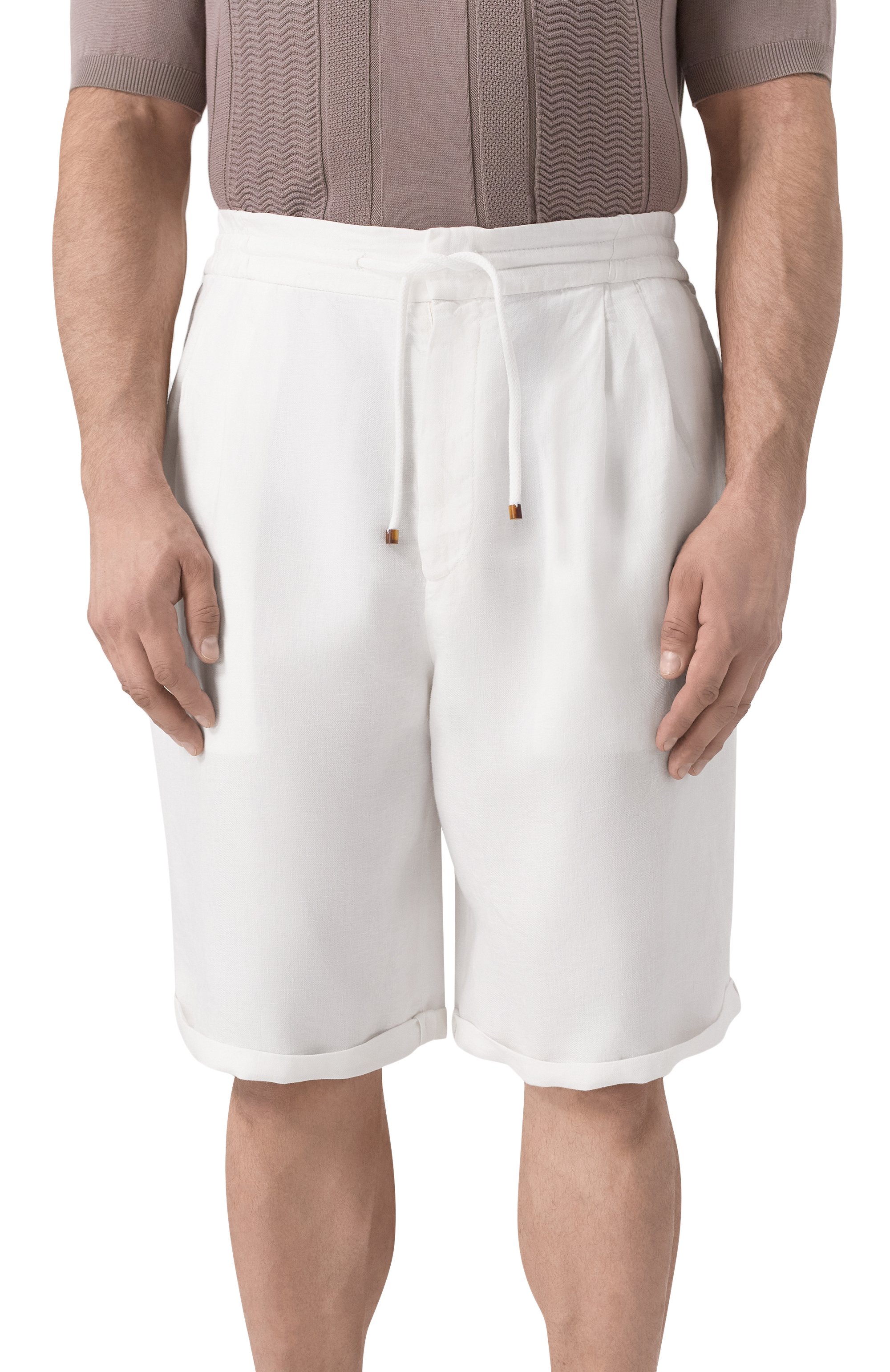 Льняные шорты BRUNELLO CUCINELLI, арт. M243DU0020, фото 3