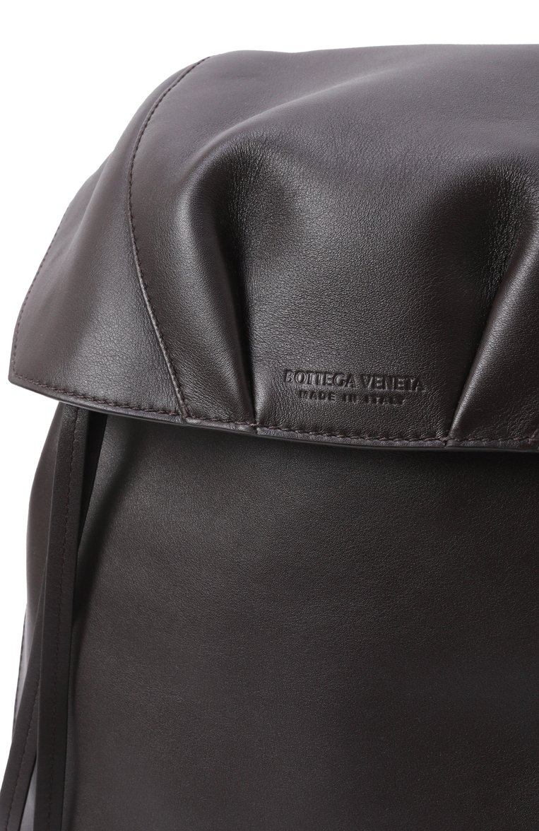 Мужской рюкзак ryder BOTTEGA VENETA темно-коричневого цвета, арт. 807748 V4O93 | Фото 3 (Размер: large; Материал: Натуральная кожа; Сумки-технические: Рюкзаки - большие; Стили: Кэжуэл)
