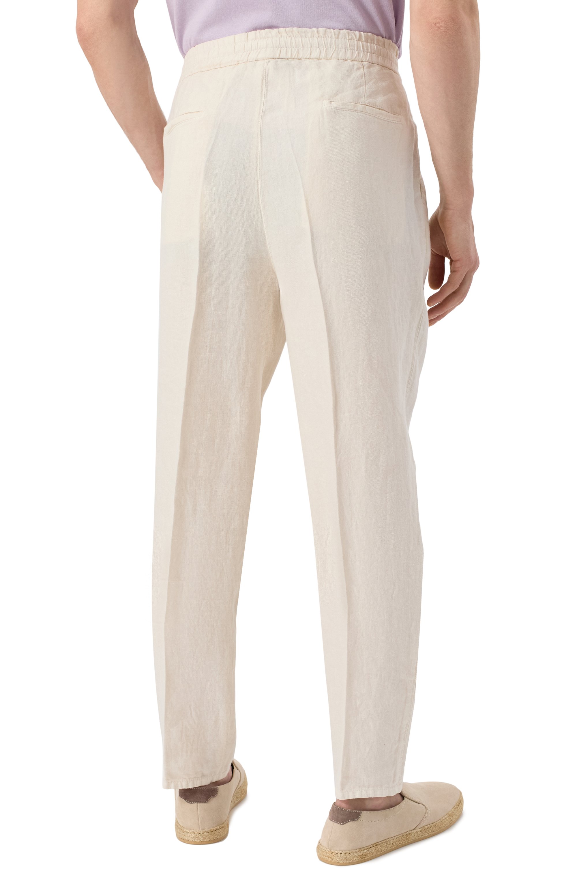 Льняные брюки BRUNELLO CUCINELLI, арт. M243DE1710, фото 4