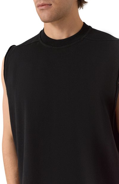 Хлопковая майка RICK OWENS, арт. RR02E1108/RIG, фото 5