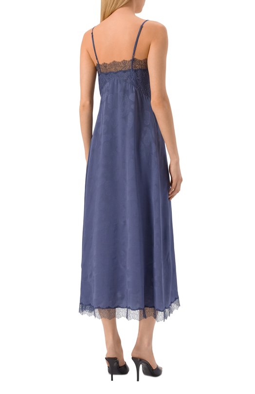 Шелковое платье Zadig and Voltaire WWDR02642 Синий  WWDR02642 Фото 3