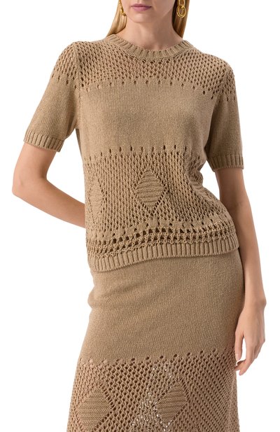 Пуловер из шелка и льна MVST, арт. 25E/X2P/0/A001/7660, фото 3