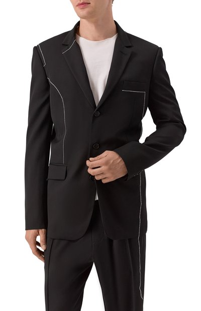 Шерстяной пиджак ISABEL BENENATO, арт. UW36F25, фото 5