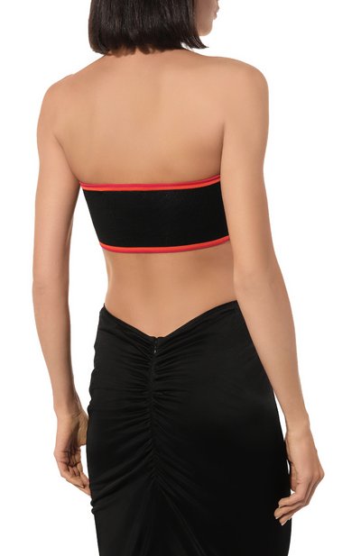 Топ из вискозы SONIA RYKIEL черного цвета по цене 22100 руб., арт. 23E57T49, фото 4 Топ из вискозы SONIA RYKIEL, арт. 23E57T49, фото 4