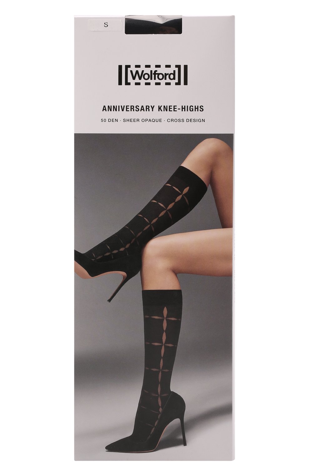 Гольфы anniversary WOLFORD черного цвета по цене 3300 руб., арт. 31697, фото 1 Гольфы anniversary WOLFORD, арт. 31697, фото 1
