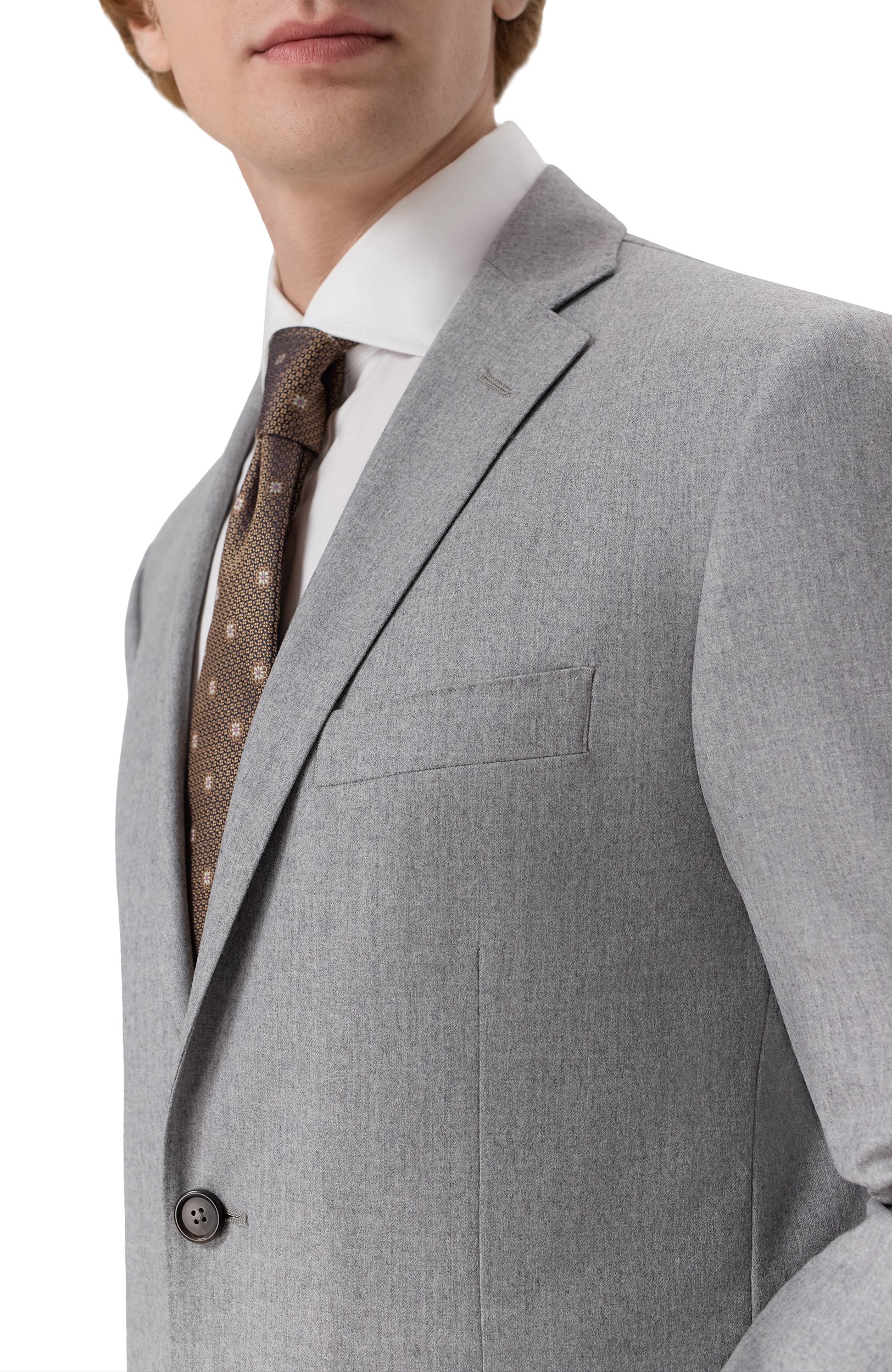 Шерстяной костюм CORNELIANI серого цвета по цене 173000 руб., арт. 286005/2A18111_SET, фото 6 Шерстяной костюм CORNELIANI, арт. 286005/2A18111_SET, фото 6