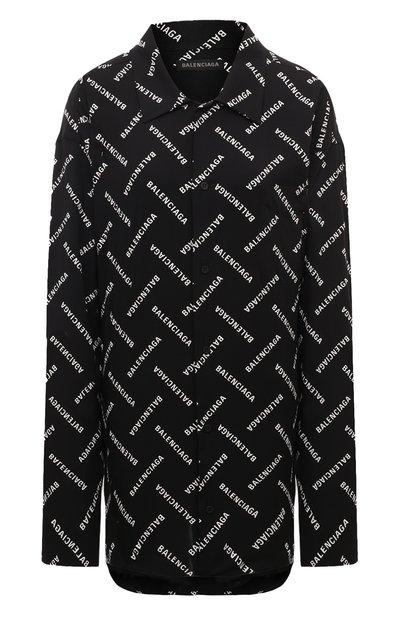 Женская рубашка из вискозы BALENCIAGA, арт. 681631/T0N03