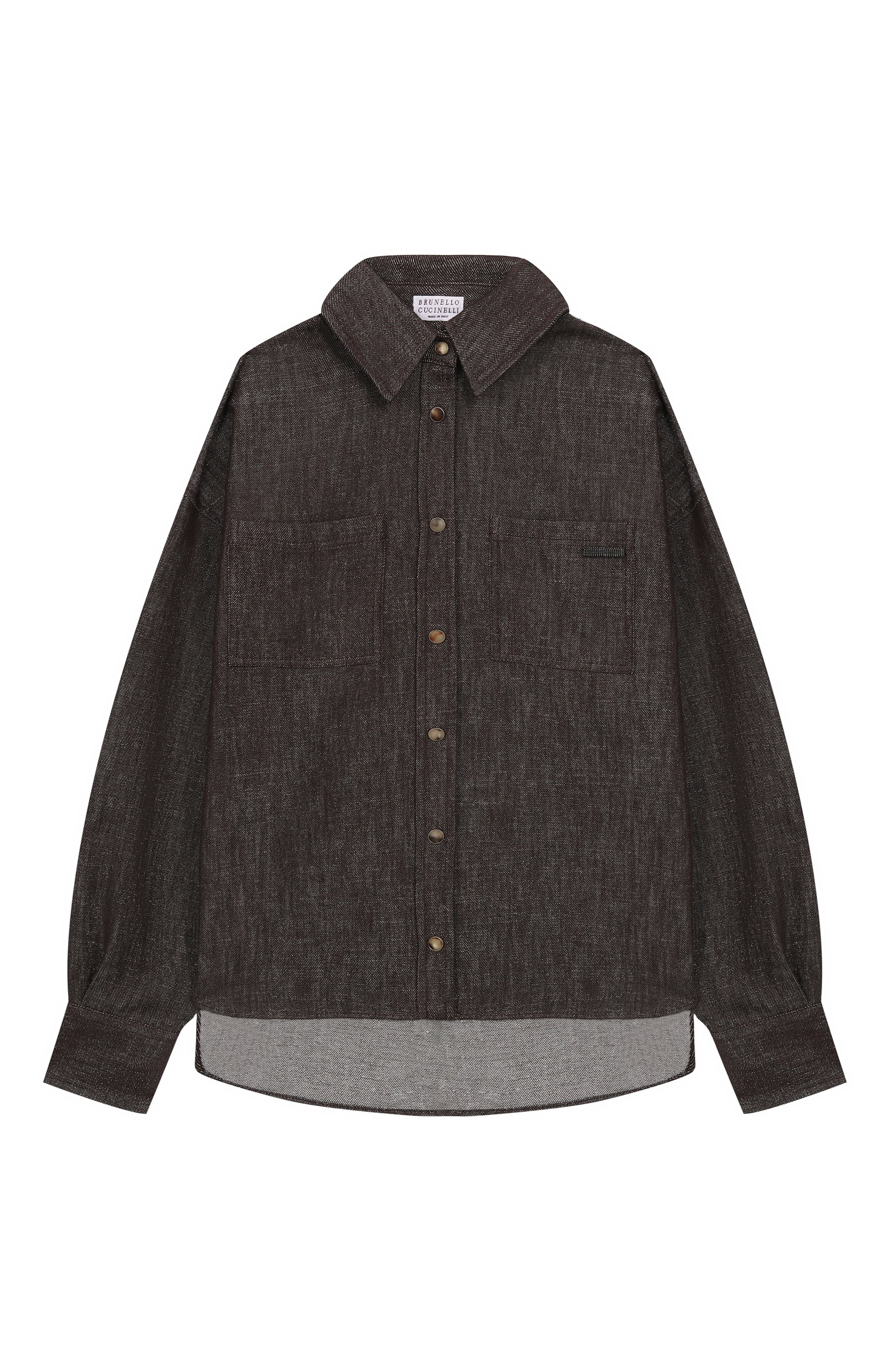 Джинсовая рубашка BRUNELLO CUCINELLI, арт. BB148C404C, фото 1