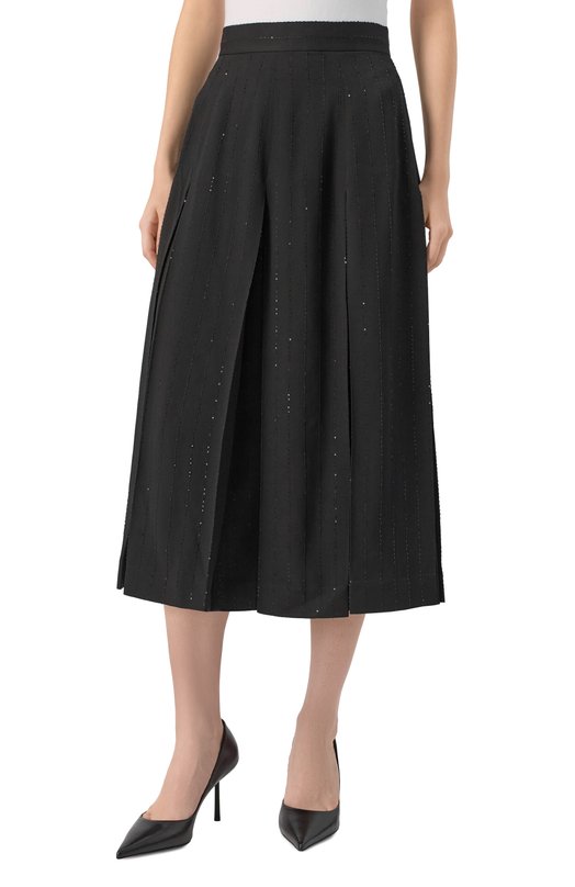 Юбка из вискозы Elie Saab SK194NP25/CD019 Чёрный  SK194NP25/CD019 Фото 3