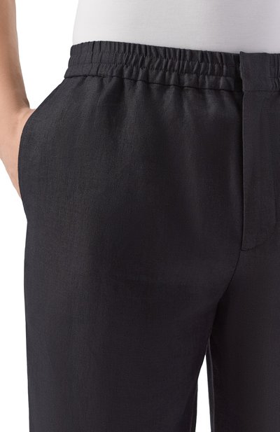 Льняные брюки 12 STOREEZ, арт. 137296, фото 5