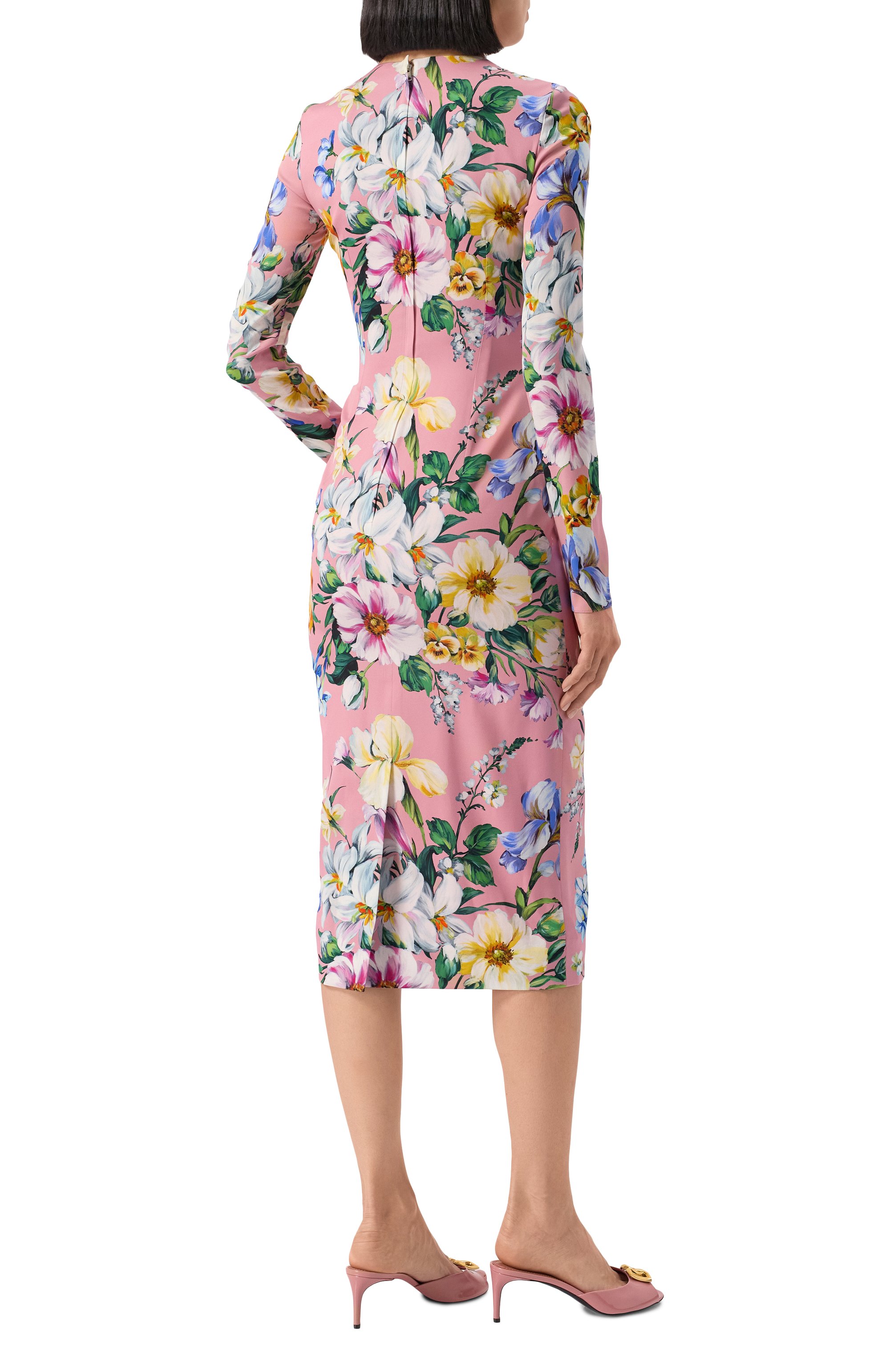 Шелковое платье DOLCE & GABBANA, арт. F6GAVT/FSA7G, фото 4