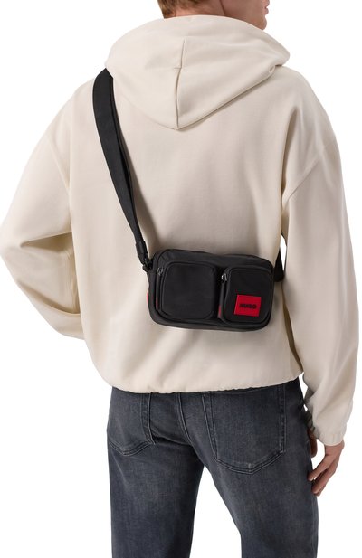 Сумка ethon 3.0 HUGO черного цвета по цене 11200 руб., арт. 50547771, фото 2 Сумка ethon 3.0 HUGO, арт. 50547771, фото 2