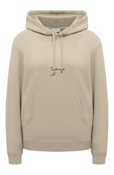 Женский хлопковое худи SAINT LAURENT, арт. 690337/Y36QQ