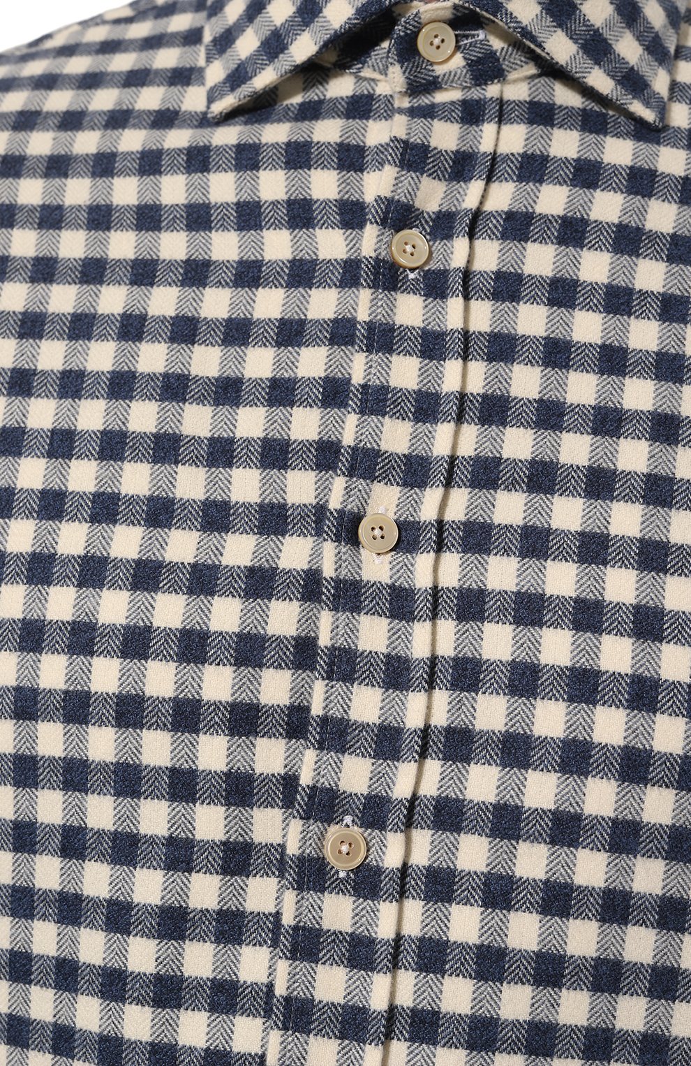 Хлопковая рубашка ANDREA CAMPAGNA синего цвета по цене 35050 руб., арт. NEW REGENT/C7116, фото 5 Хлопковая рубашка ANDREA CAMPAGNA, арт. NEW REGENT/C7116, фото 5