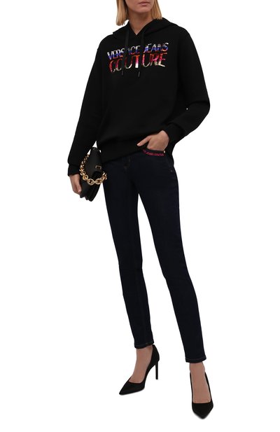 Джинсы VERSACE JEANS COUTURE, арт. 71HAB5K3-71DP500 C SKINNY RIC FR PKT VJC D STR/CDW, фото 2