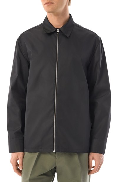 Куртка-рубашка JIL SANDER черного цвета по цене 135500 руб., арт. J22DL0301/J70147, фото 3 Куртка-рубашка JIL SANDER, арт. J22DL0301/J70147, фото 3