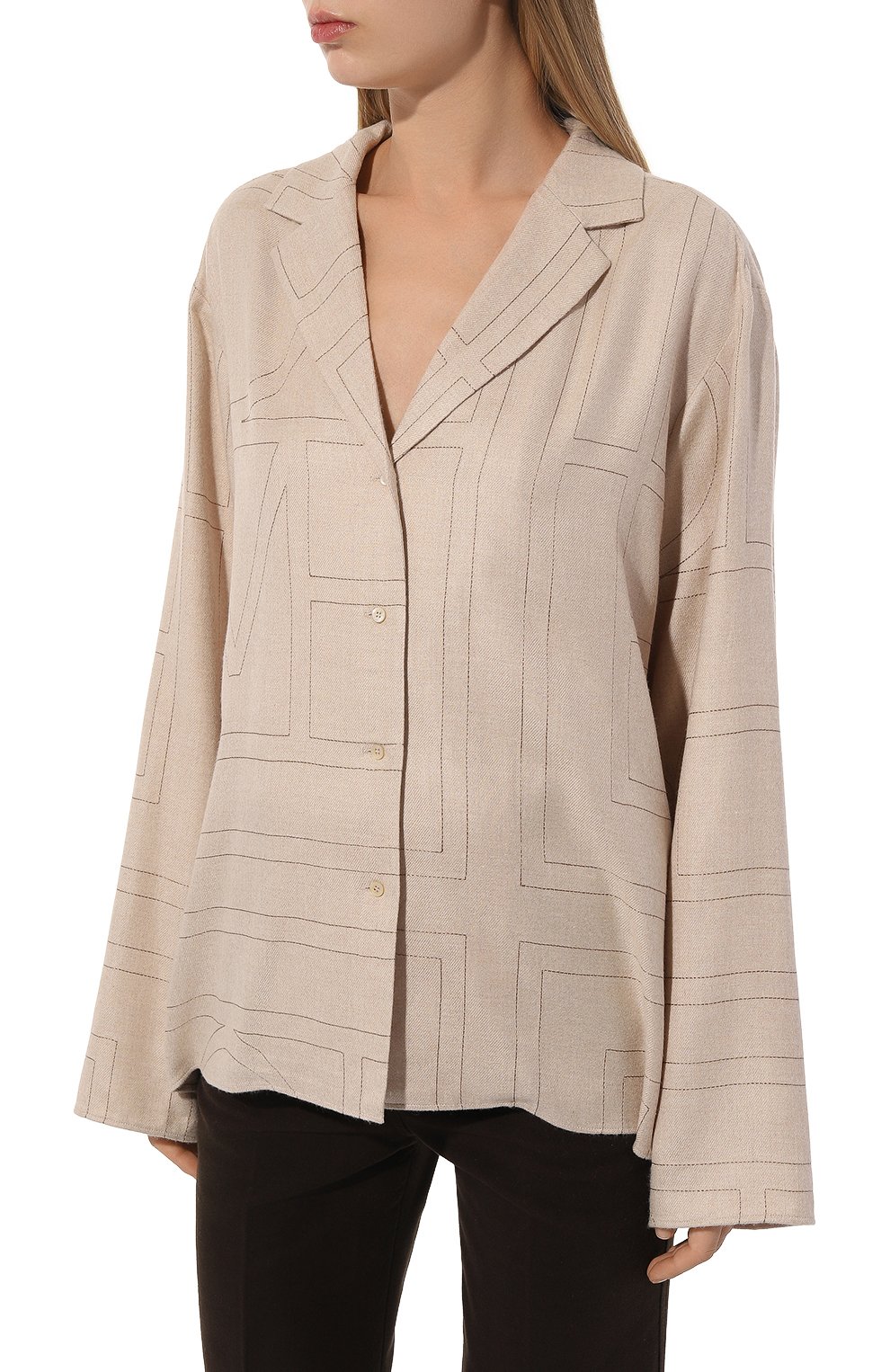 Блузка TOTEME, арт. 241-WRT976-FB0080, фото 3