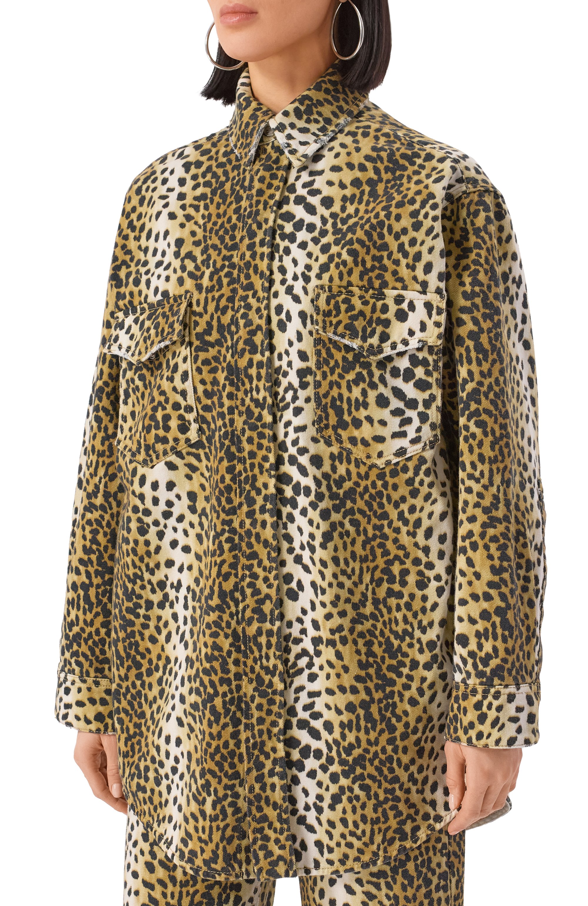 Джинсовая рубашка BLUMARINE, арт. P522J189W, фото 3