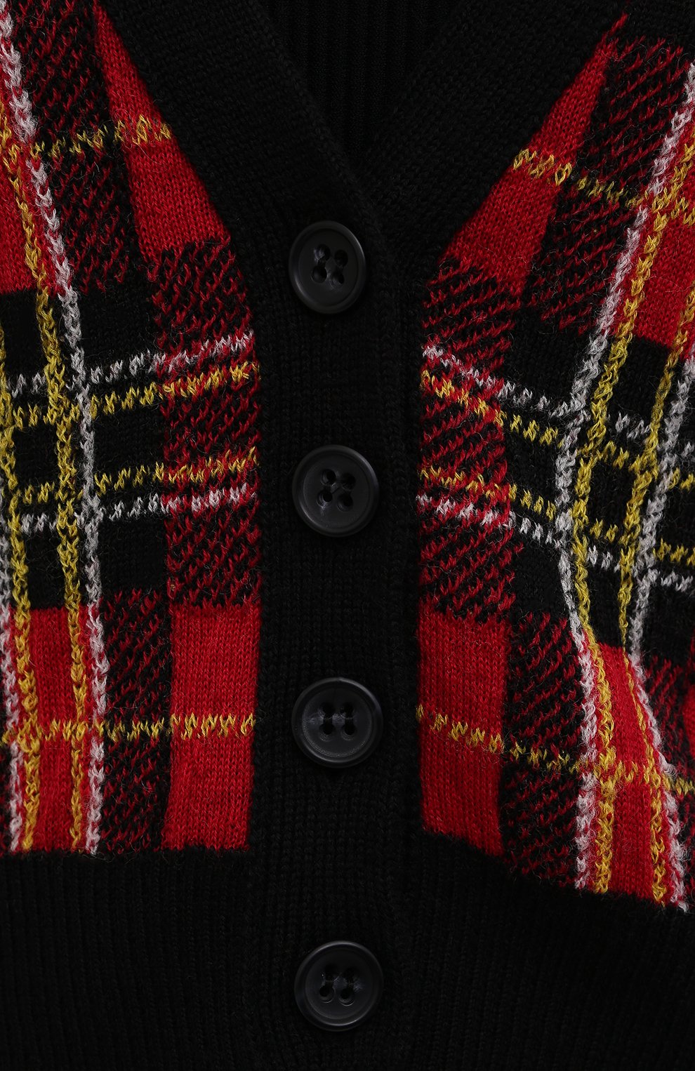 Шерстяной кардиган REDVALENTINO красного цвета по цене 55150 руб., арт. WR3KA02C/63C, фото 5 Шерстяной кардиган REDVALENTINO, арт. WR3KA02C/63C, фото 5