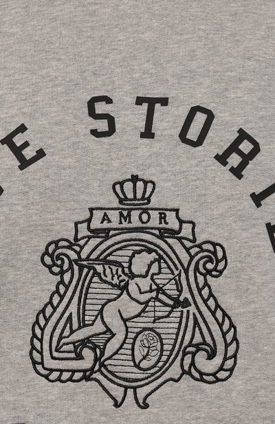 Хлопковый свитшот LOVE STORIES, арт. L2443248-980, фото 5