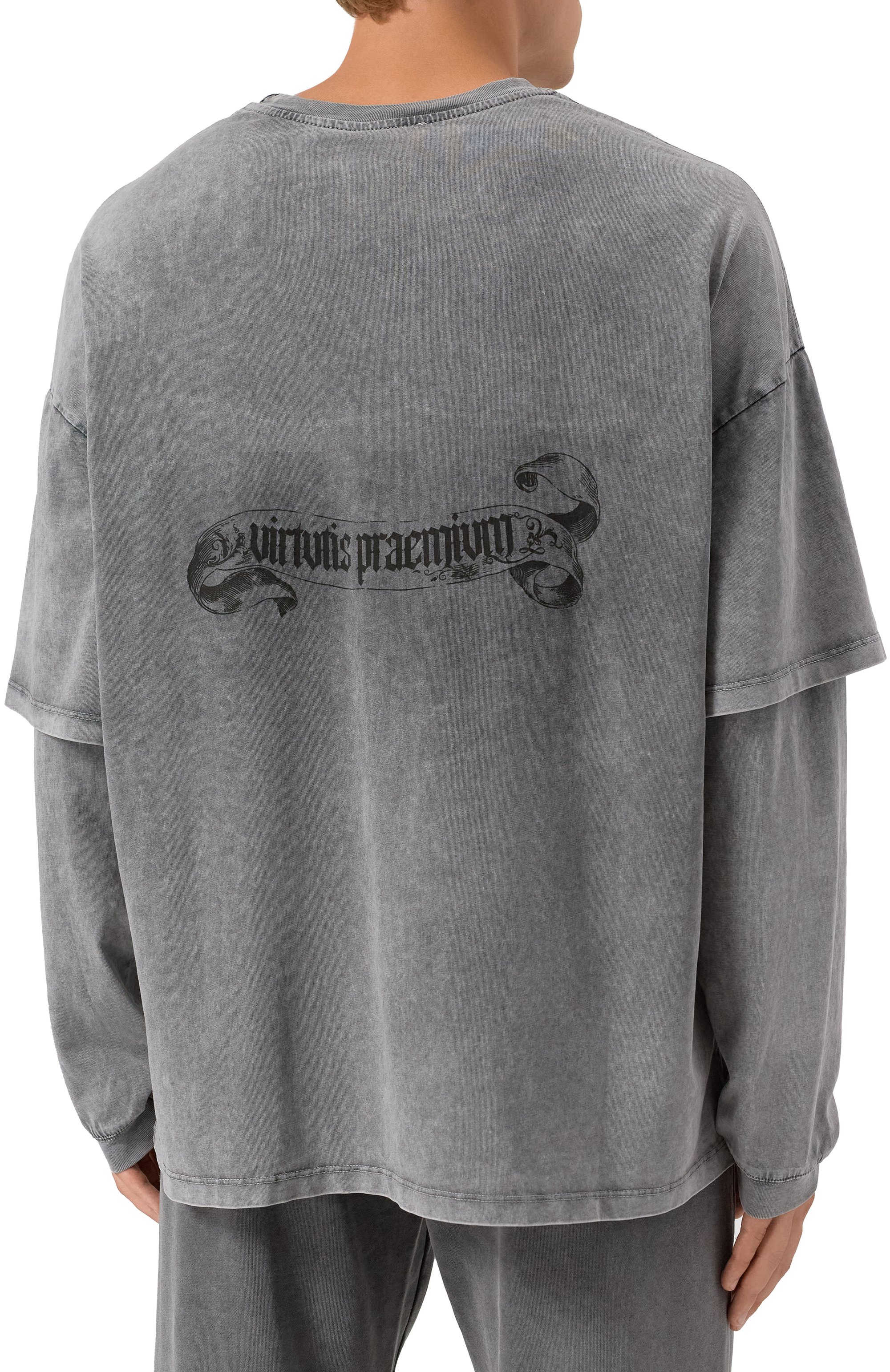 Хлопковый лонгслив DIEGO VENTURINO, арт. DVTS-MLCDVVP, фото 4