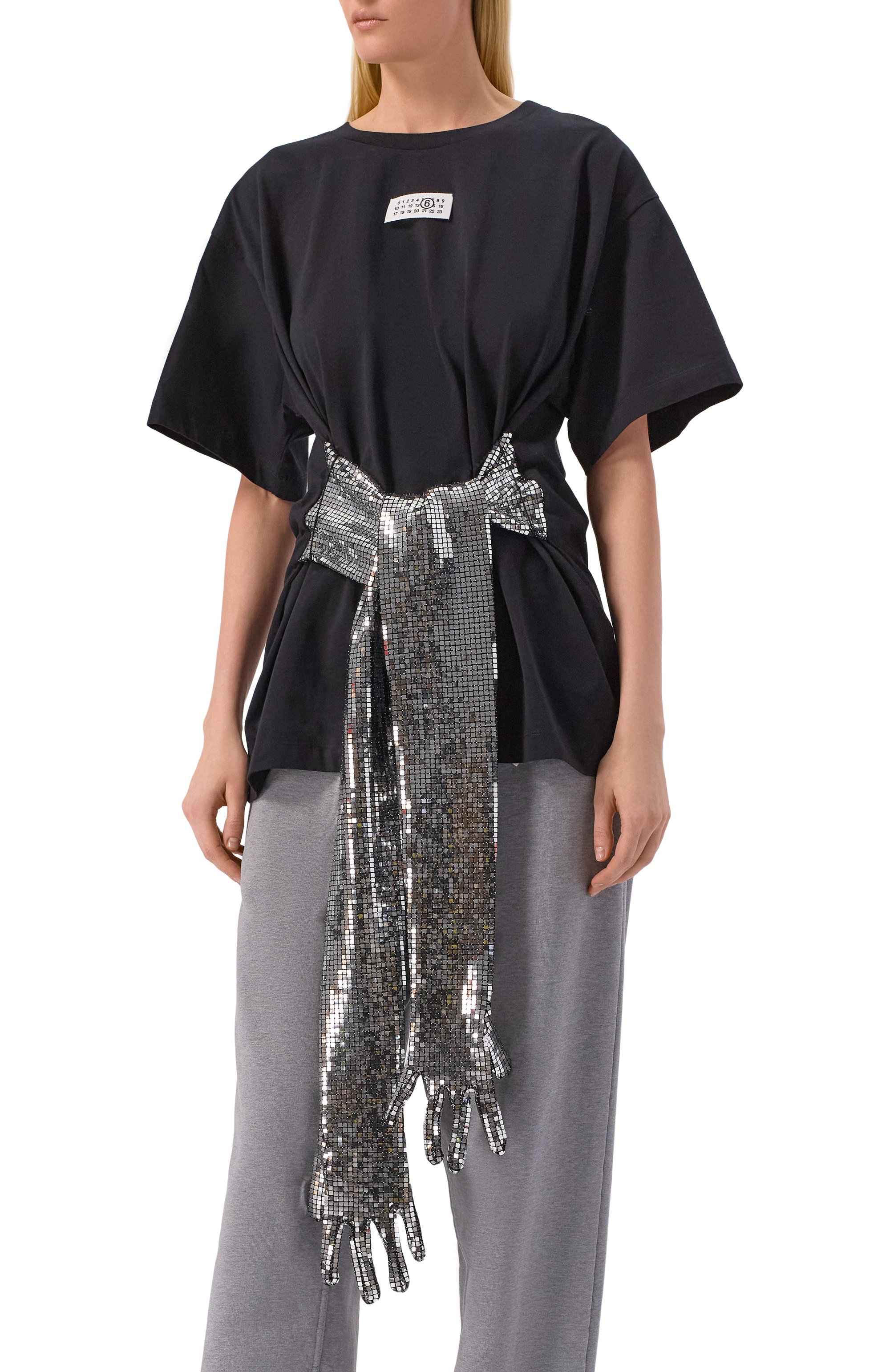 Хлопковая футболка MM6, арт. S52GC0358/M20170, фото 3