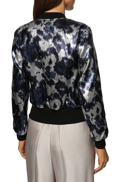 Бомбер на молнии с принтом и контрастными манжетами DRIES VAN NOTEN, арт. 172-10548-4127, фото 1