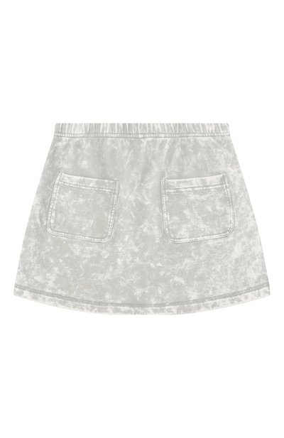 Хлопковая юбка DIESEL серого цвета по цене 10900 руб., арт. J02685/KYA0F, фото 2 Хлопковая юбка DIESEL, арт. J02685/KYA0F, фото 2