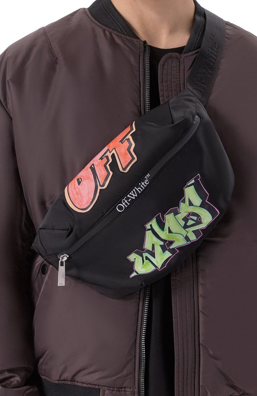 Поясная сумка Off-White 0MN0037F25FAB001 Чёрный  0MN0037F25FAB001 Фото 2