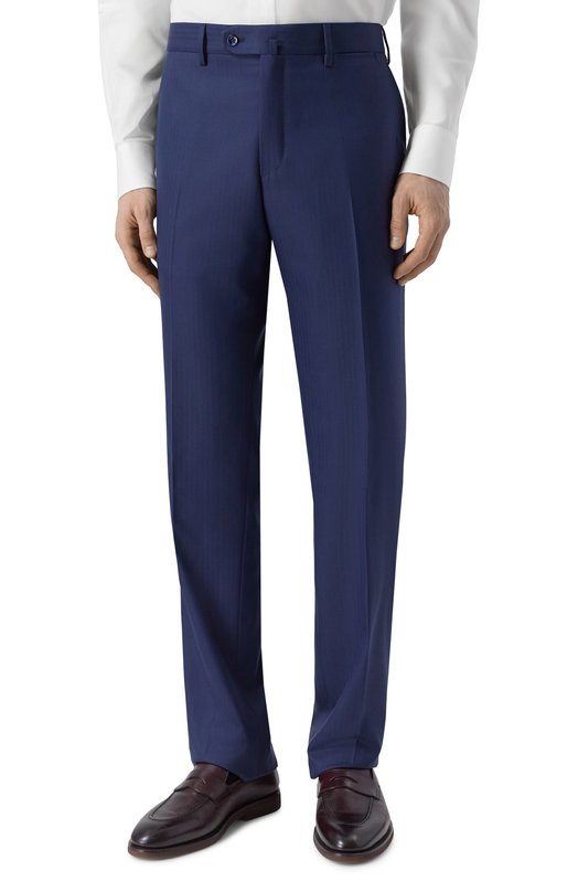 Шерстяной костюм Stefano Ricci M1SFFI2022/HB Синий  M1SFFI2022/HB Фото 4