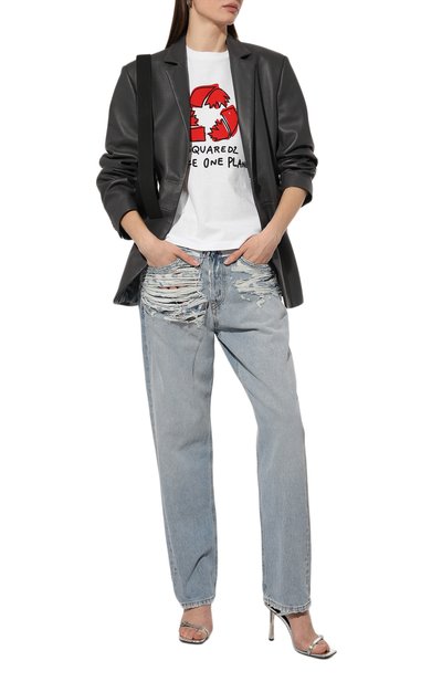 Хлопковая футболка DSQUARED2, арт. S73GC0282/S24569, фото 2