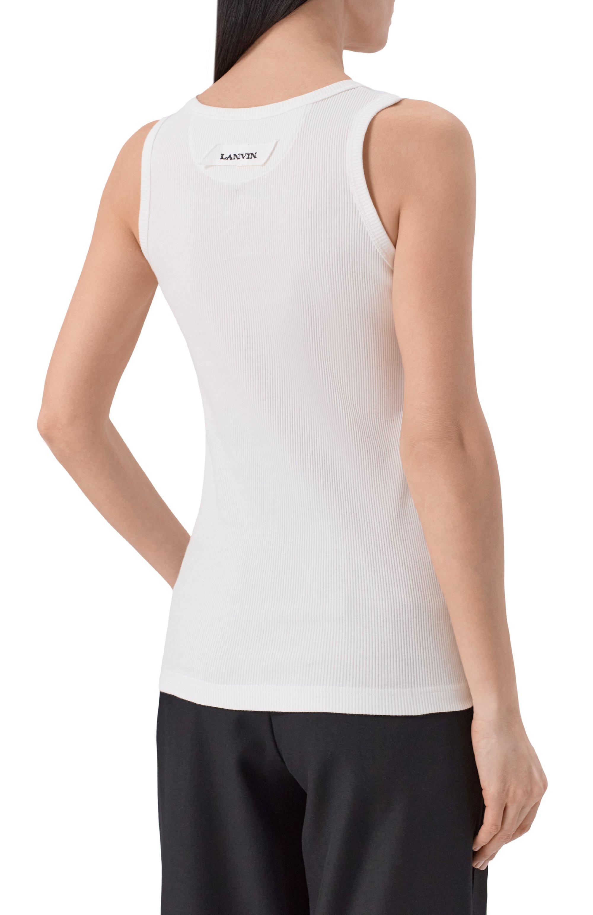 Хлопковая майка LANVIN, арт. RW-T00012-J047-P26, фото 4