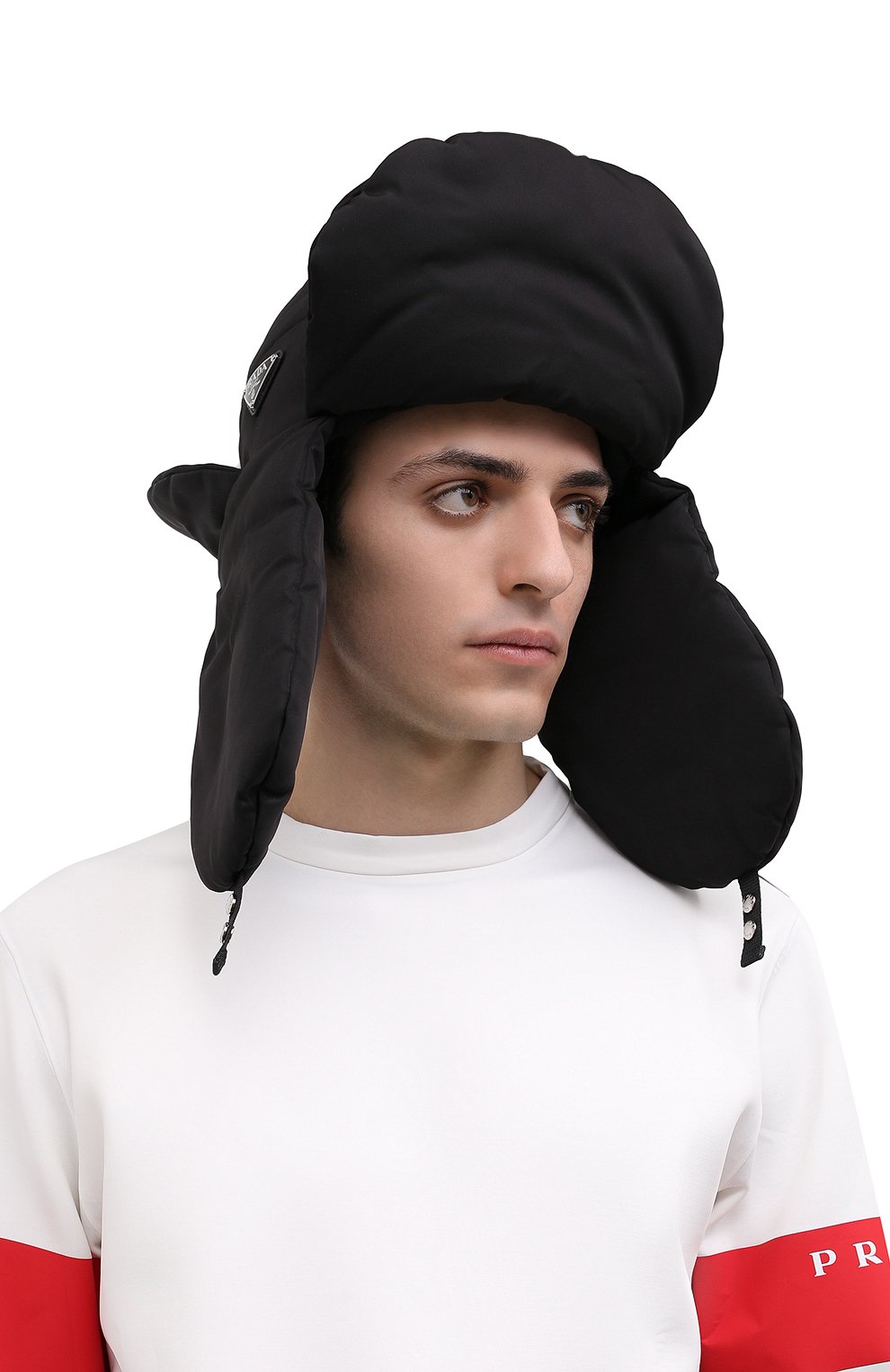 Утепленная шапка-ушанка PRADA, арт. 2HC164-820-F0002, фото 2