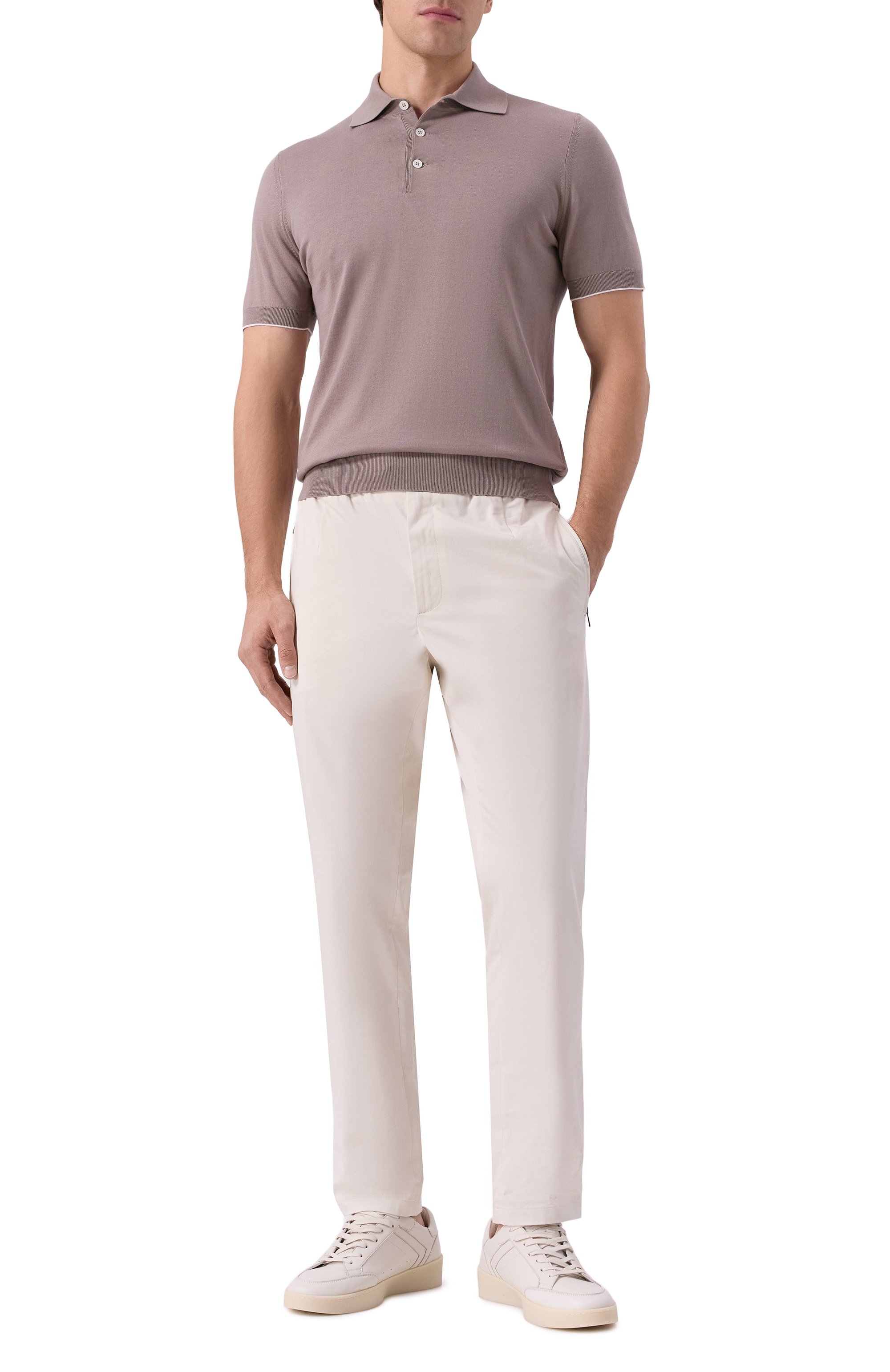 Хлопковое поло BRUNELLO CUCINELLI, арт. M29800125, фото 2