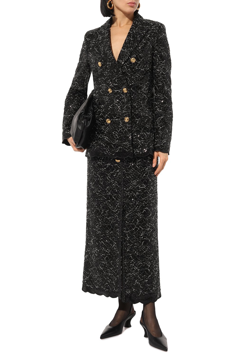 Юбка с отделкой пайетками GIAMBATTISTA VALLI, арт. 24FWPVCA2163-12MIC, фото 2