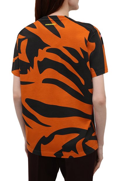 Хлопковая футболка DSQUARED2, арт. S75GD0222/S23009, фото 4