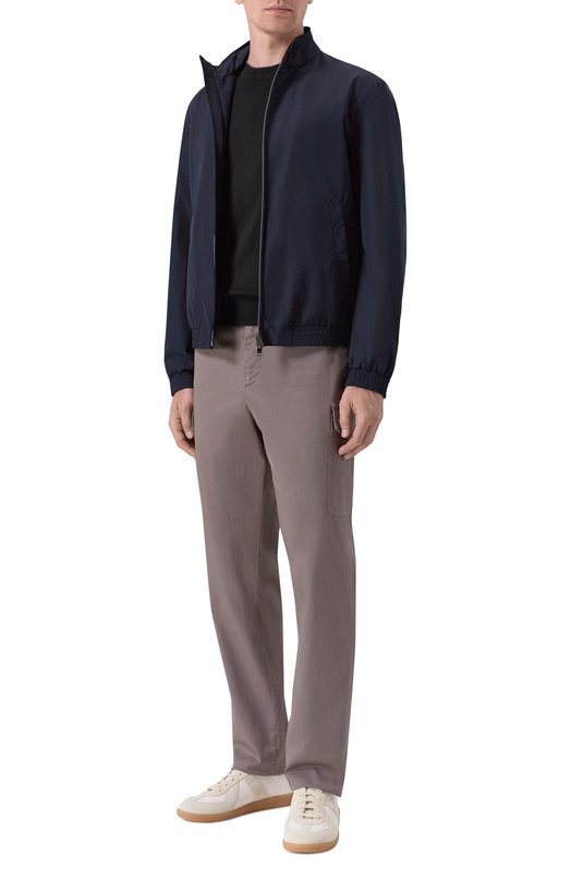 Хлопковый джемпер Brunello Cucinelli M29805200 Чёрный  M29805200 Фото 2