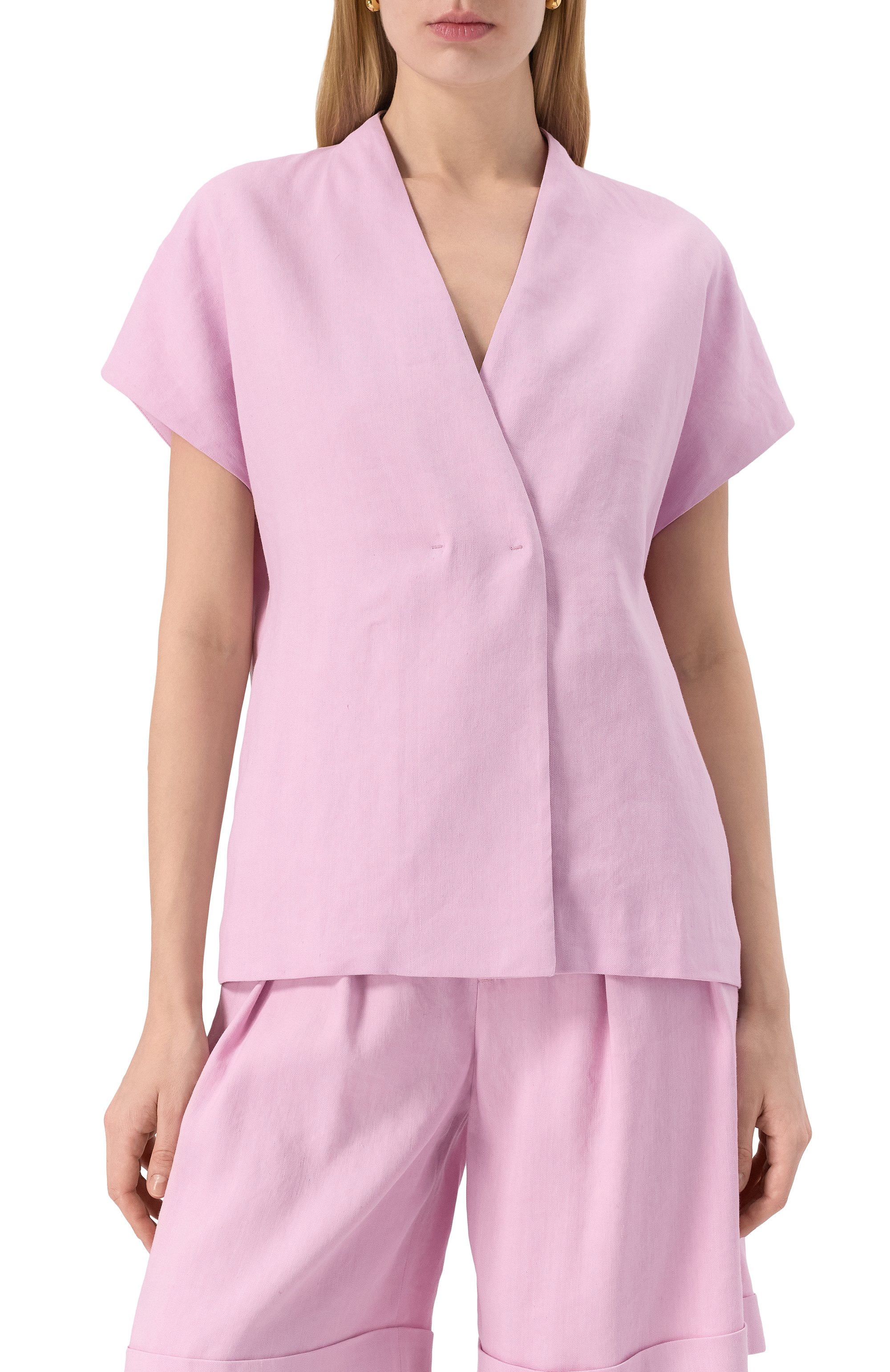 Жилет изо льна и вискозы LORENA ANTONIAZZI, арт. E2534GI08A/3347, фото 3