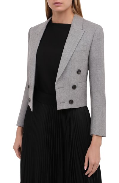 Шерстяной жакет SAINT LAURENT, арт. 637556/Y8B57, фото 4