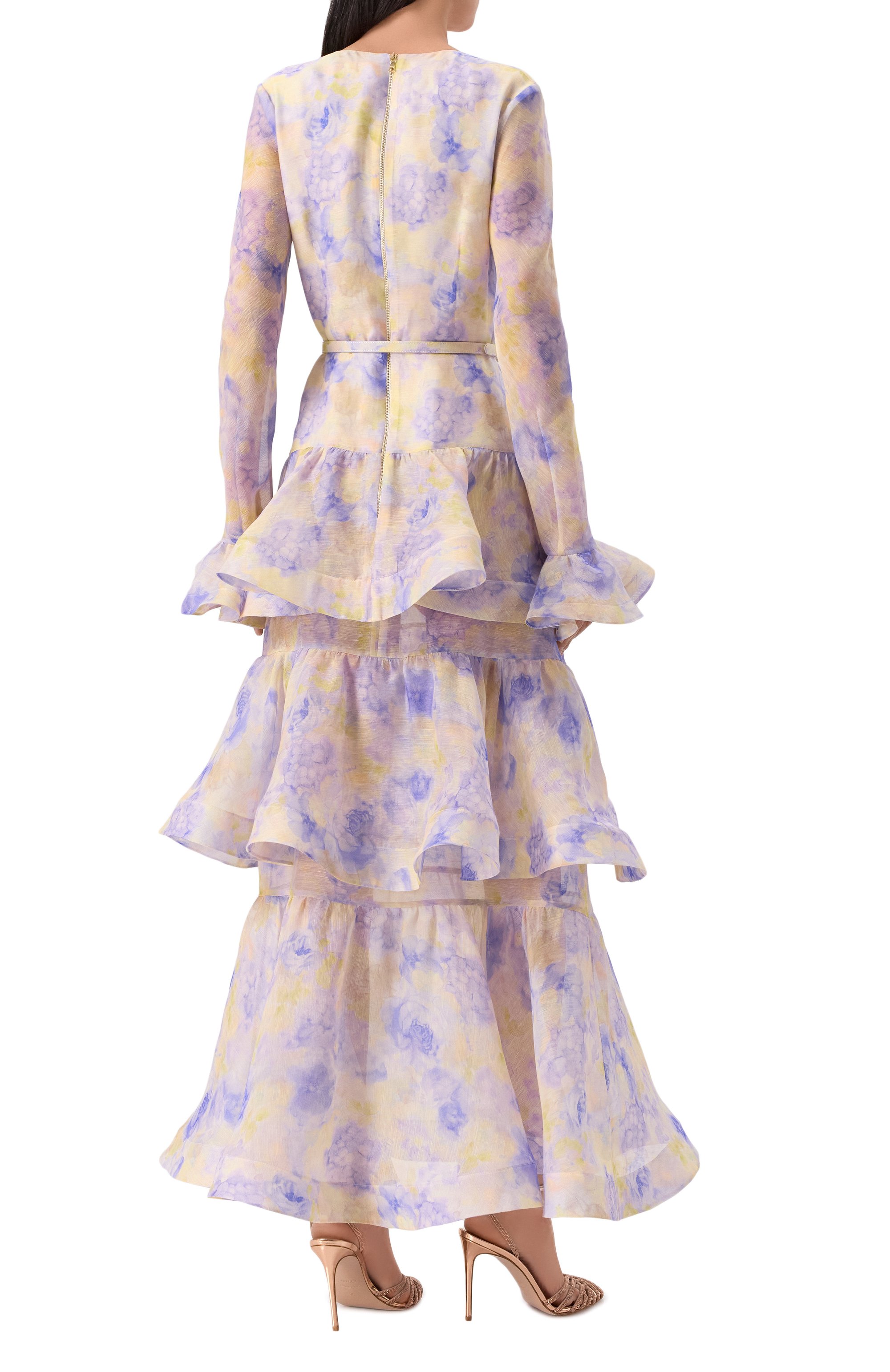 Платье изо льна и шелка YVON, арт. 0 250010, фото 4